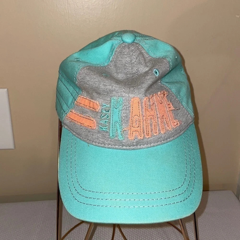NASCAR hat ball cap authentics racing Kasey Kahne  Chase race aqua grey
